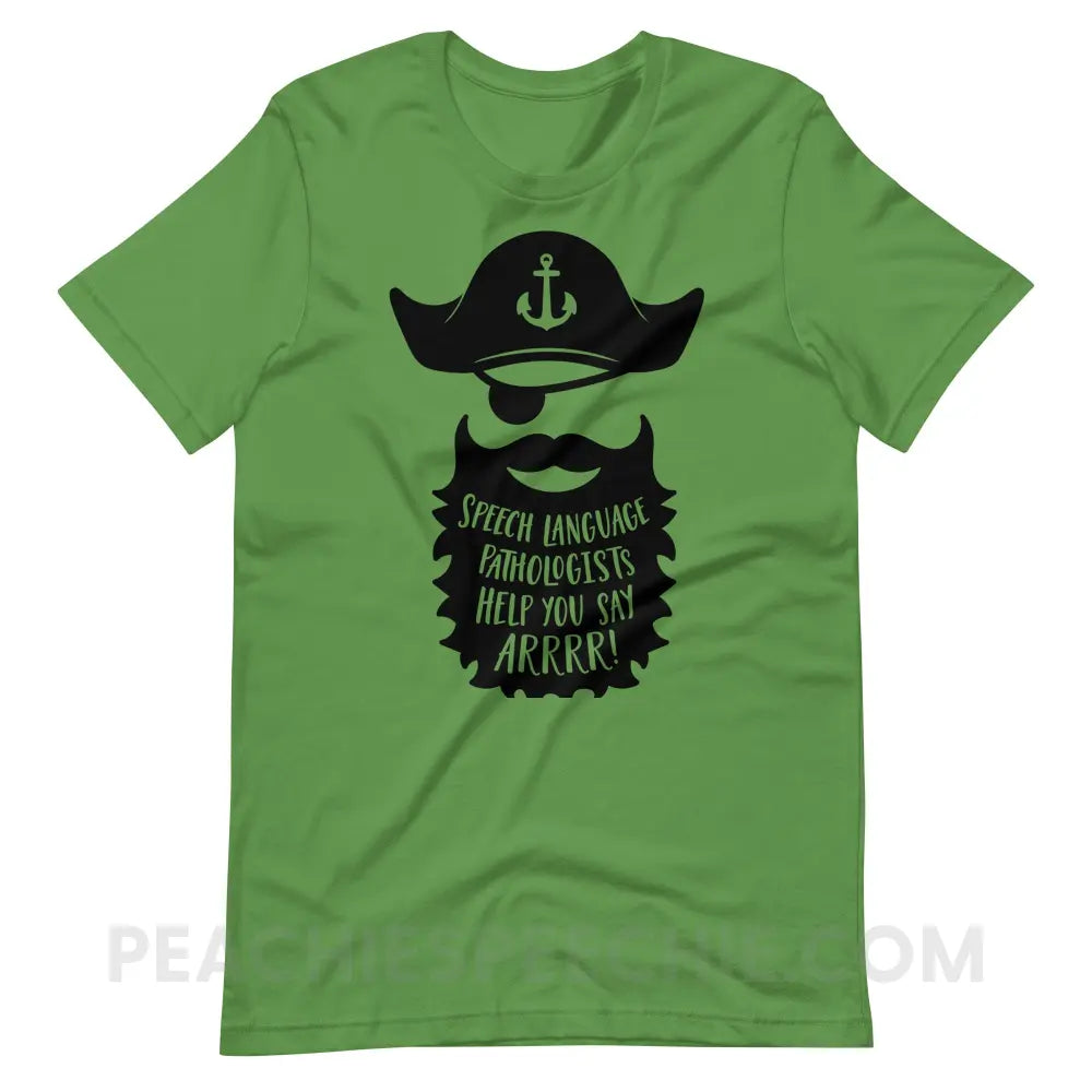 Pirate Premium Soft Tee - Leaf / S - T-Shirts & Tops peachiespeechie.com
