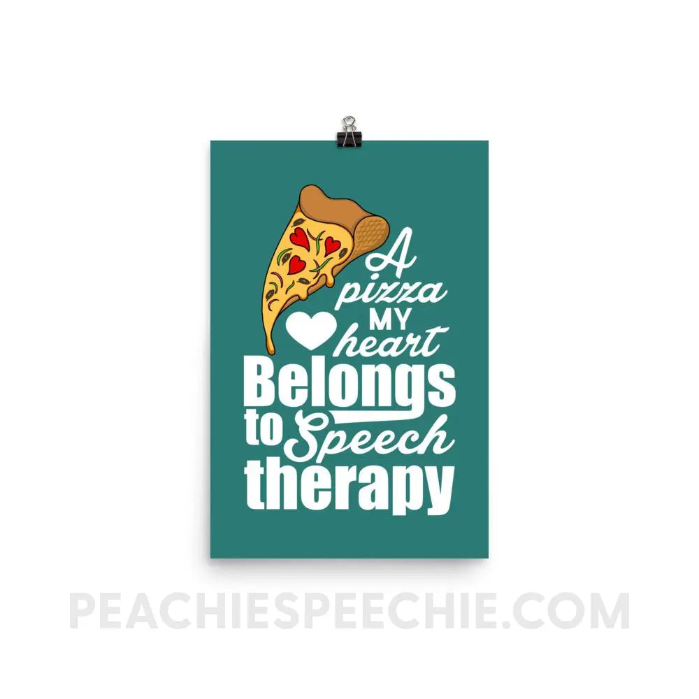 Pizza my Heart Poster - 12×18 - Posters peachiespeechie.com