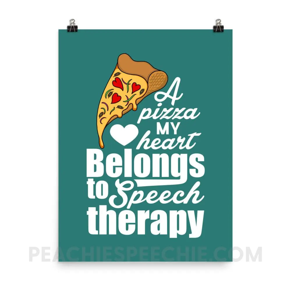 Pizza my Heart Poster - 18×24 - Posters peachiespeechie.com