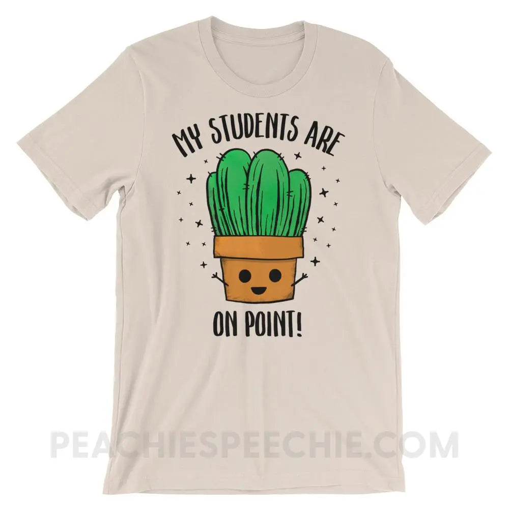 On Point Premium Soft Tee - Cream / S - T-Shirts & Tops peachiespeechie.com