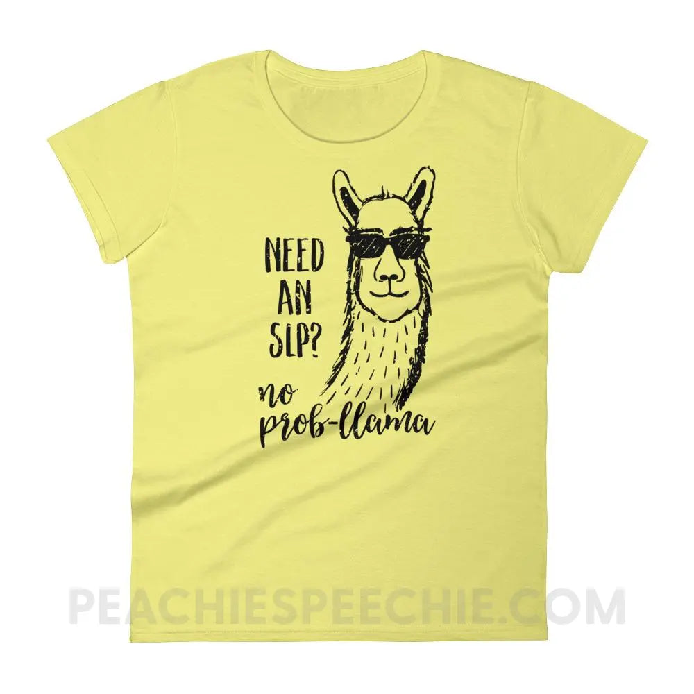 No Prob-llama! Women’s Trendy Tee - T-Shirts & Tops peachiespeechie.com