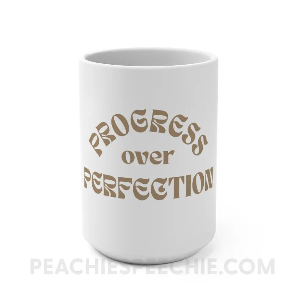 Progress Over Perfection Coffee Mug - peachiespeechie.com