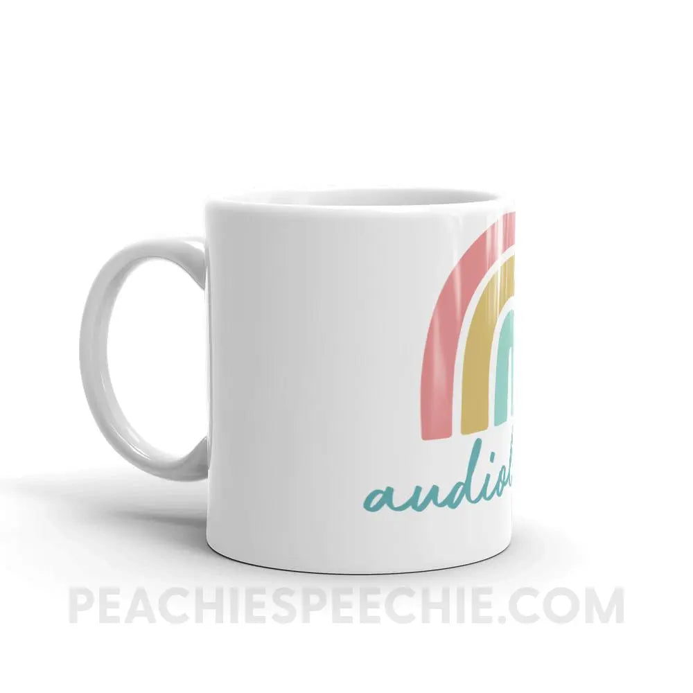Rainbow Audiologist Coffee Mug - peachiespeechie.com
