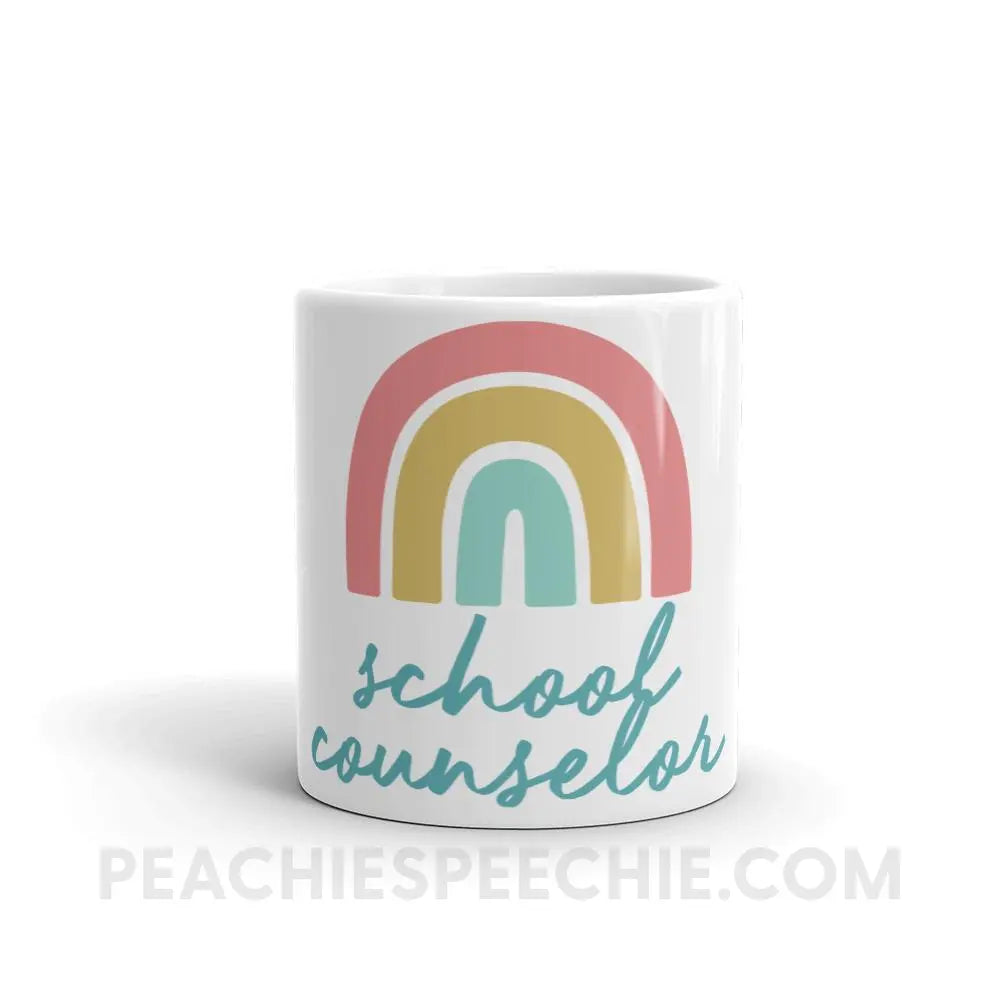 Rainbow School Counselor Mug - peachiespeechie.com