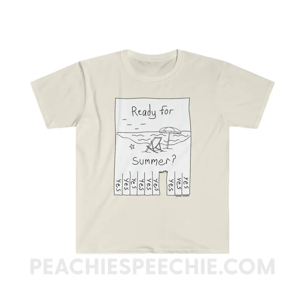 Ready For Summer Tear Away Flyer Classic Tee - Natural / S - T-Shirt peachiespeechie.com