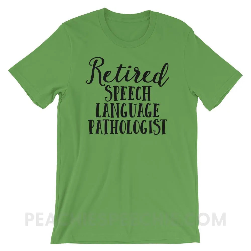 Retired SLP Premium Soft Tee - Leaf / S - T-Shirts & Tops peachiespeechie.com