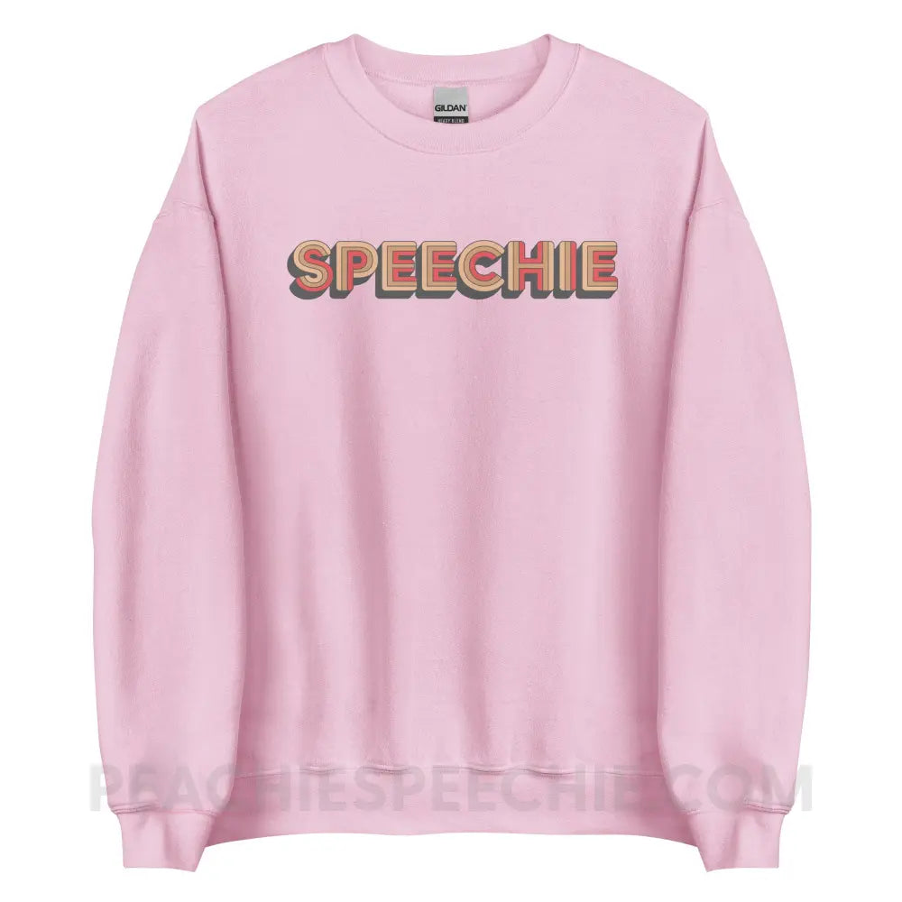 Retro Speechie Classic Sweatshirt - Light Pink / S peachiespeechie.com