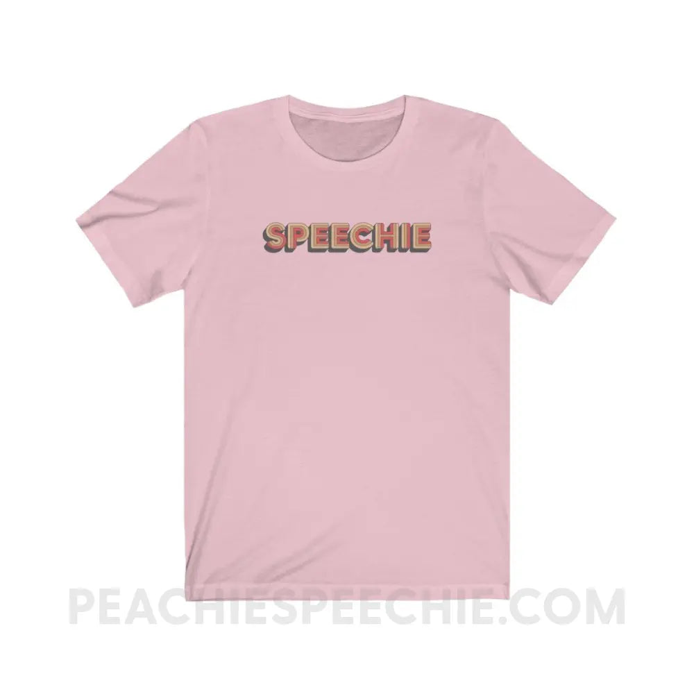 Retro Speechie Premium Soft Tee - Pink / XS - T-Shirt peachiespeechie.com