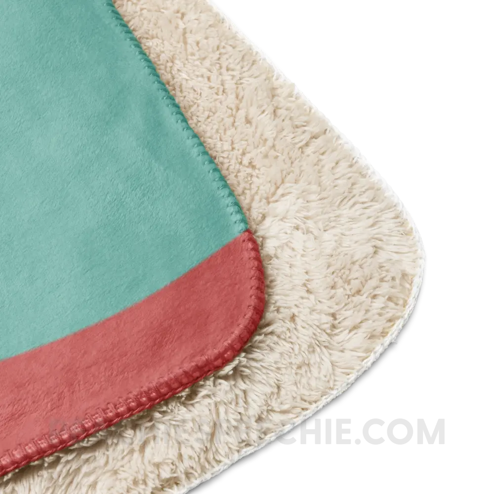 Retro Welcome To Speech Therapy Sherpa Blanket - peachiespeechie.com
