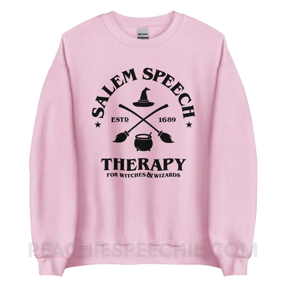 Salem Speech For Witches & Wizards Classic Sweatshirt - Light Pink / S - peachiespeechie.com