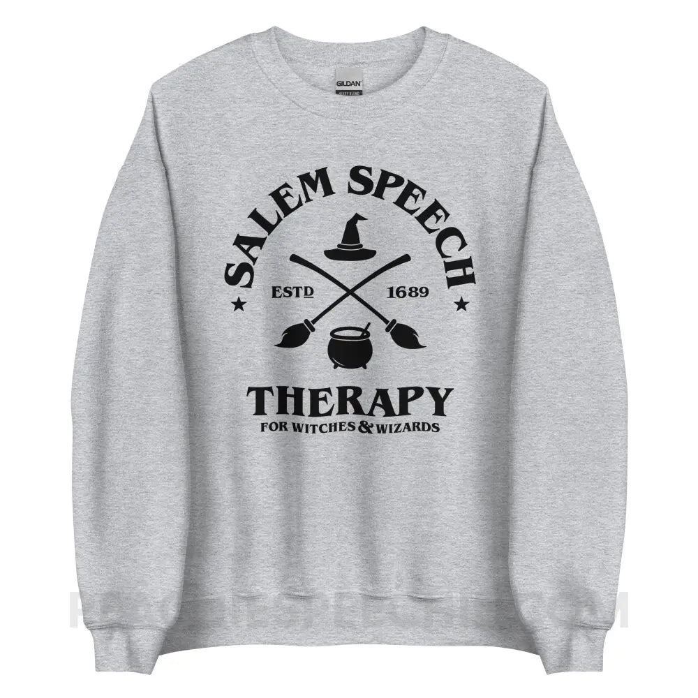 Salem Speech For Witches & Wizards Classic Sweatshirt - Sport Grey / S peachiespeechie.com