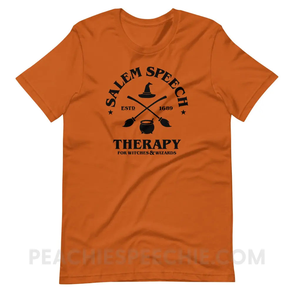 Salem Speech For Witches & Wizards Premium Soft Tee - Autumn / S - peachiespeechie.com