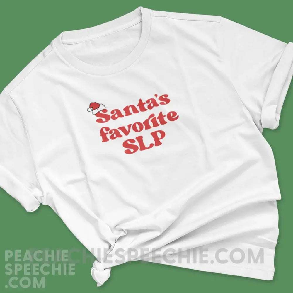 Santa’s Favorite SLP Classic Tee - T-Shirt peachiespeechie.com