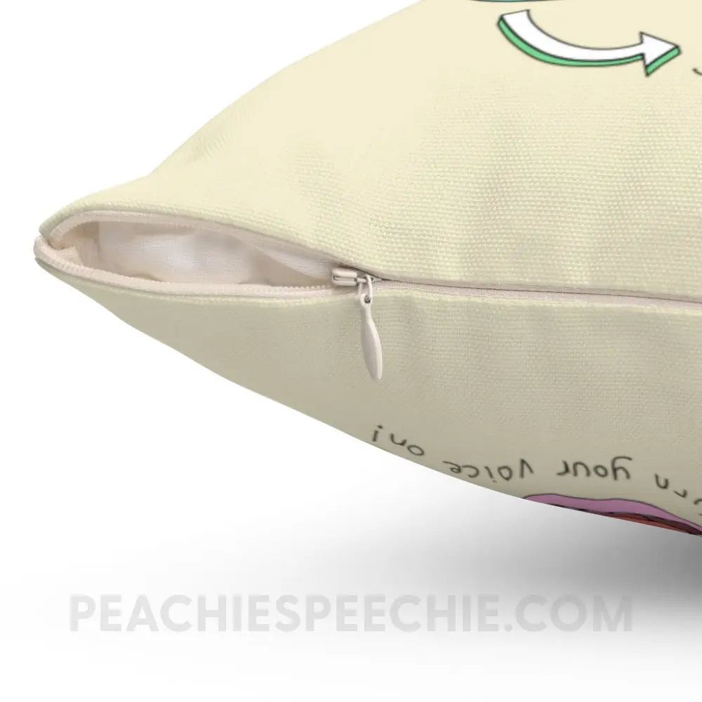 How to Say the Bunched & Retroflex R Sound Throw Pillow - Home Decor peachiespeechie.com