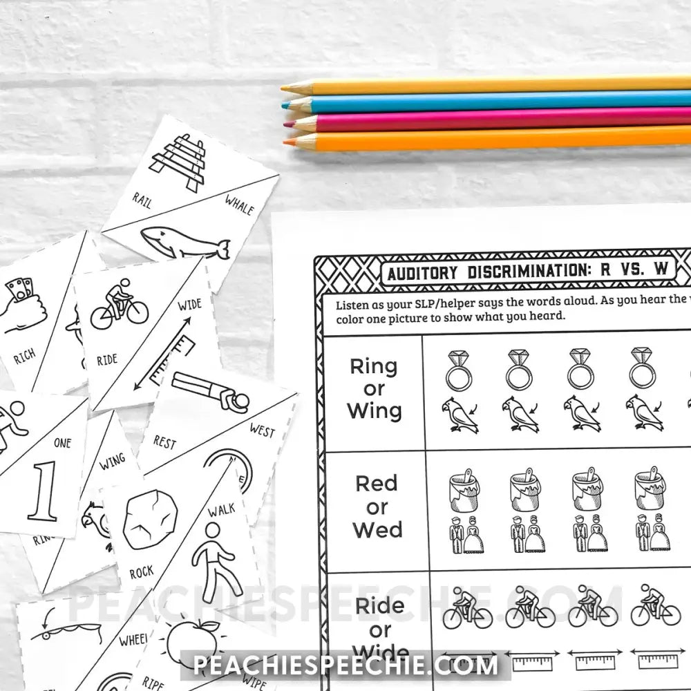 I Can Say the R Sound: Articulation Workbook - Materials peachiespeechie.com