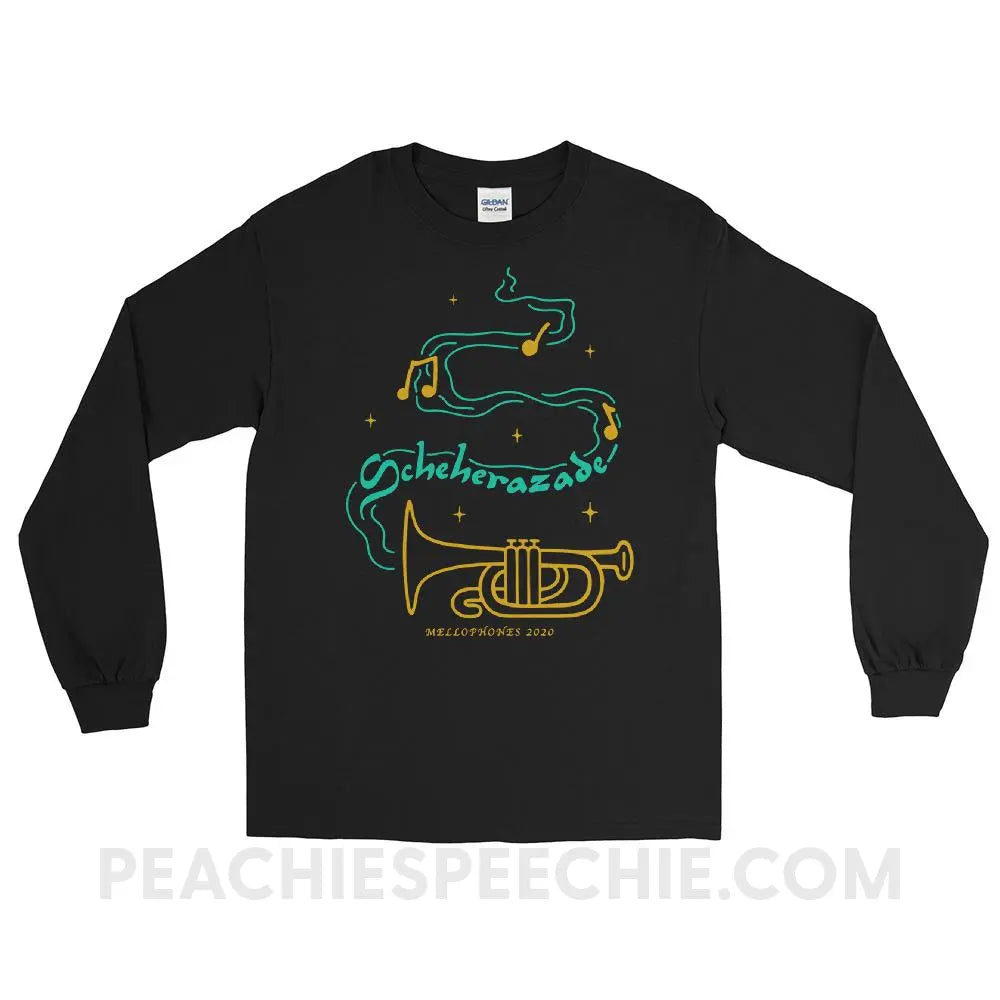 Scheherazade Long Sleeve Tee - S - custom product peachiespeechie.com
