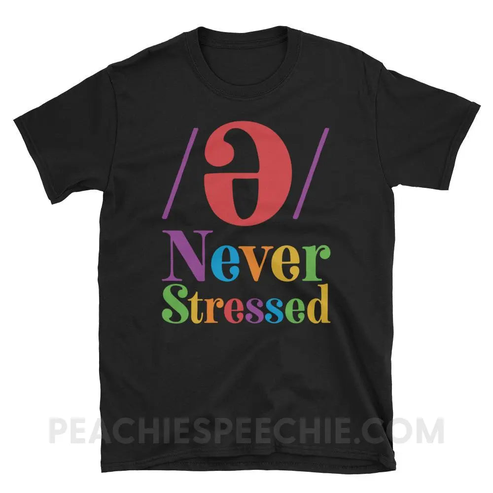 Schwa Classic Tee - Black / S - T-Shirts & Tops peachiespeechie.com
