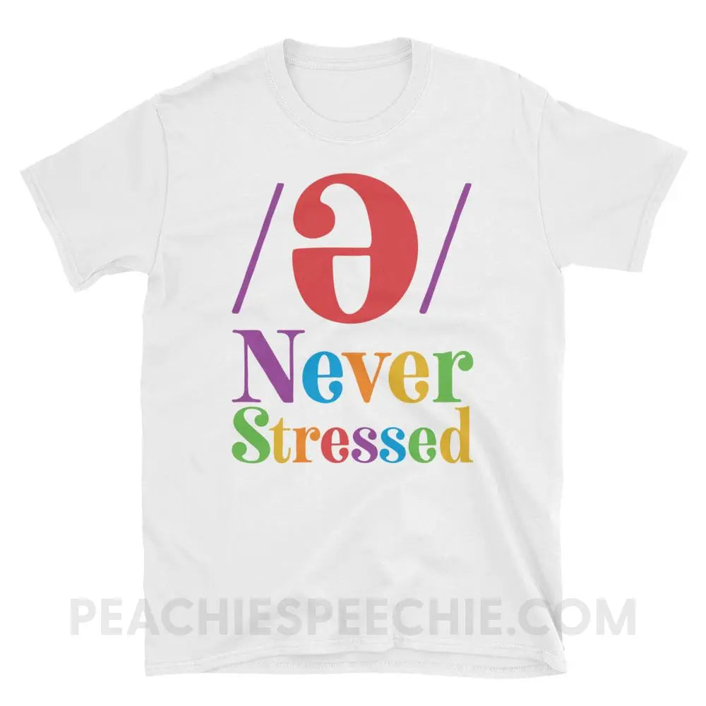 Schwa Classic Tee - White / S - T-Shirts & Tops peachiespeechie.com