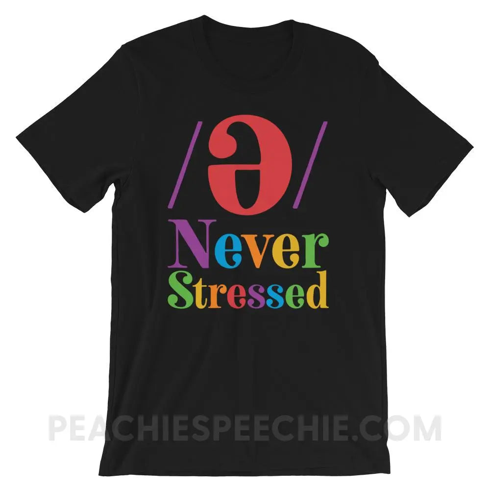 Schwa Premium Soft Tee - Black / XS - T-Shirts & Tops peachiespeechie.com