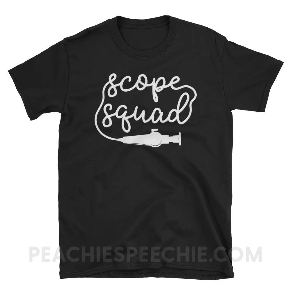 Scope Squad Classic Tee - Black / S - T-Shirts & Tops peachiespeechie.com