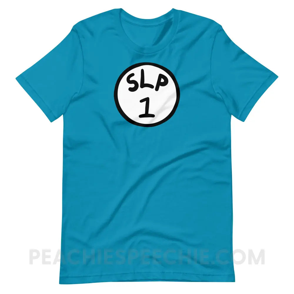 SLP 1 Premium Soft Tee - Aqua / S - T-Shirt peachiespeechie.com
