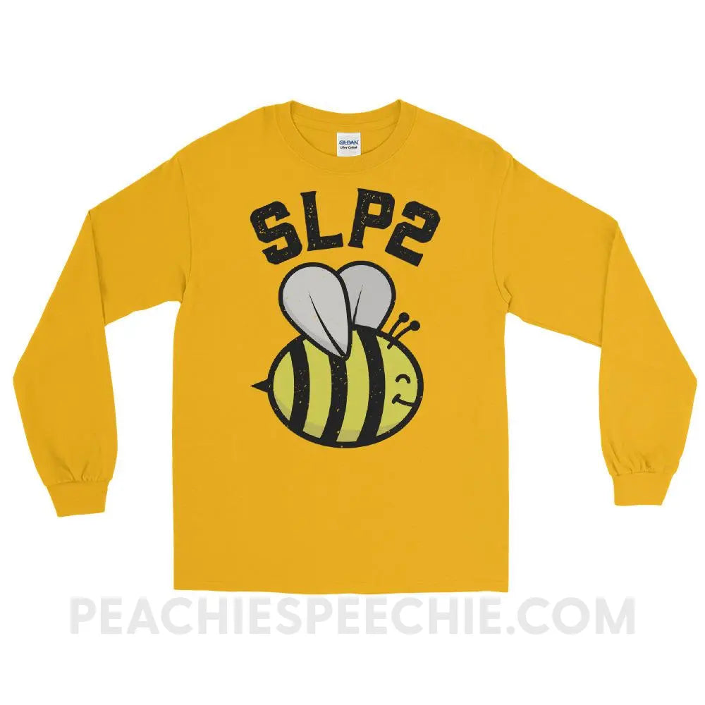 SLP 2 Bee Long Sleeve Tee - T-Shirts & Tops peachiespeechie.com