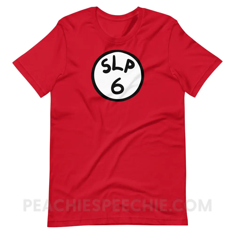 SLP 6 Premium Soft Tee - Red / XS - T-Shirt peachiespeechie.com