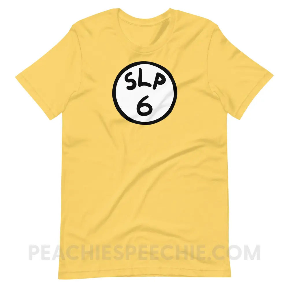 SLP 6 Premium Soft Tee - Yellow / S - T-Shirt peachiespeechie.com