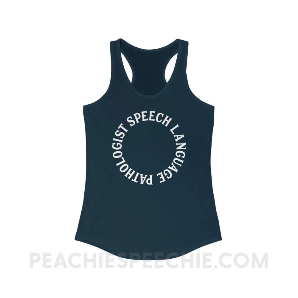 SLP Circle Superfly Racerback - Solid Midnight Navy / XS - Tank Tops peachiespeechie.com