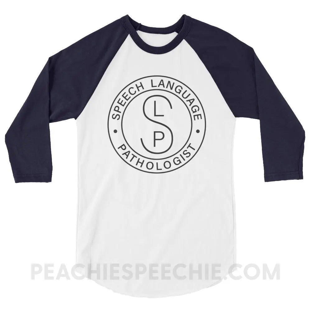 SLP Emblem Baseball Tee - T-Shirts & Tops peachiespeechie.com