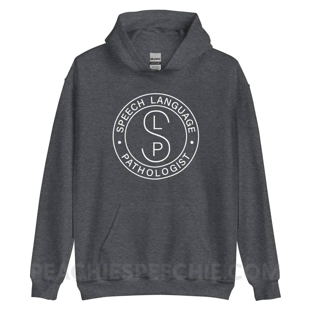 SLP Emblem Classic Hoodie - Dark Heather / S - peachiespeechie.com