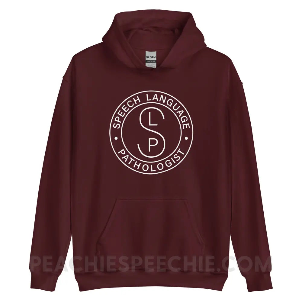 SLP Emblem Classic Hoodie - Maroon / S - peachiespeechie.com