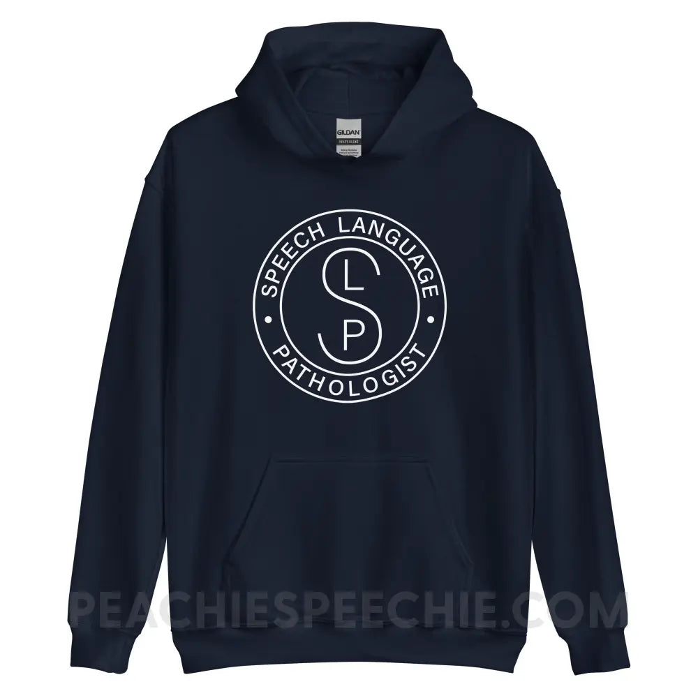 SLP Emblem Classic Hoodie - Navy / S - peachiespeechie.com