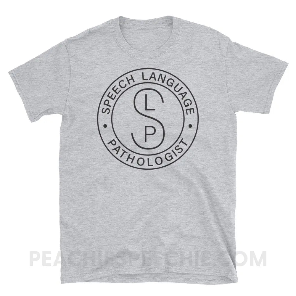 SLP Emblem Classic Tee - Sport Grey / S - T-Shirts & Tops peachiespeechie.com