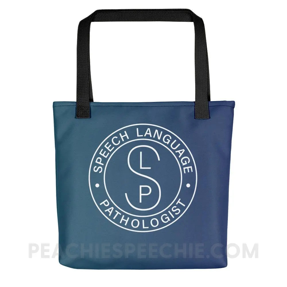 SLP Emblem Tote Bag - Black - Bags peachiespeechie.com