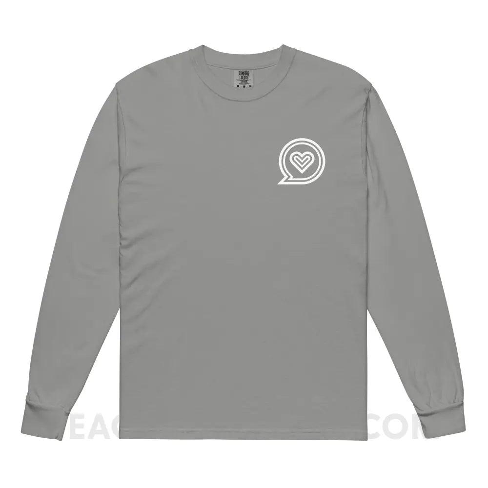 SLP Empowering Communication Comfort Colors Long Sleeve peachiespeechie.com