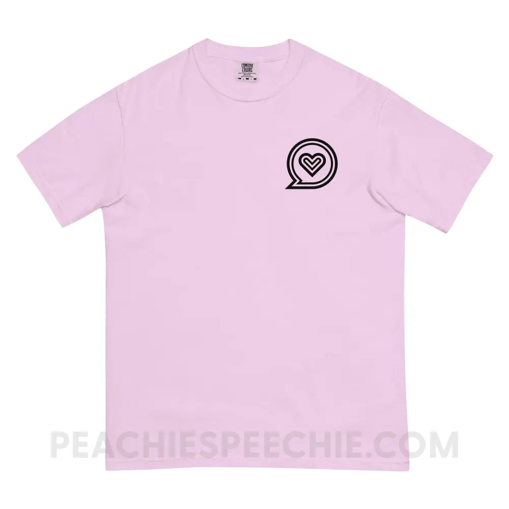 SLP Empowering Communication Comfort Colors Tee peachiespeechie.com