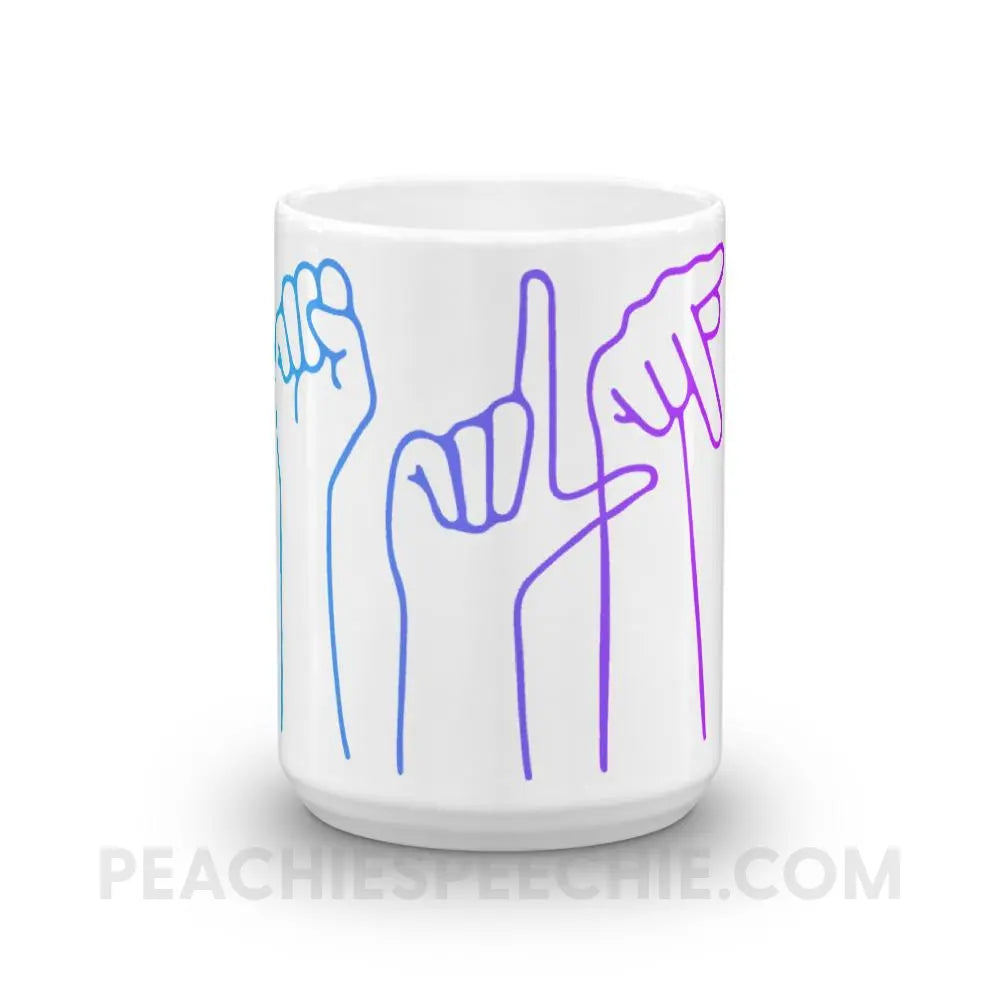 SLP Hands Coffee Mug - Mugs peachiespeechie.com