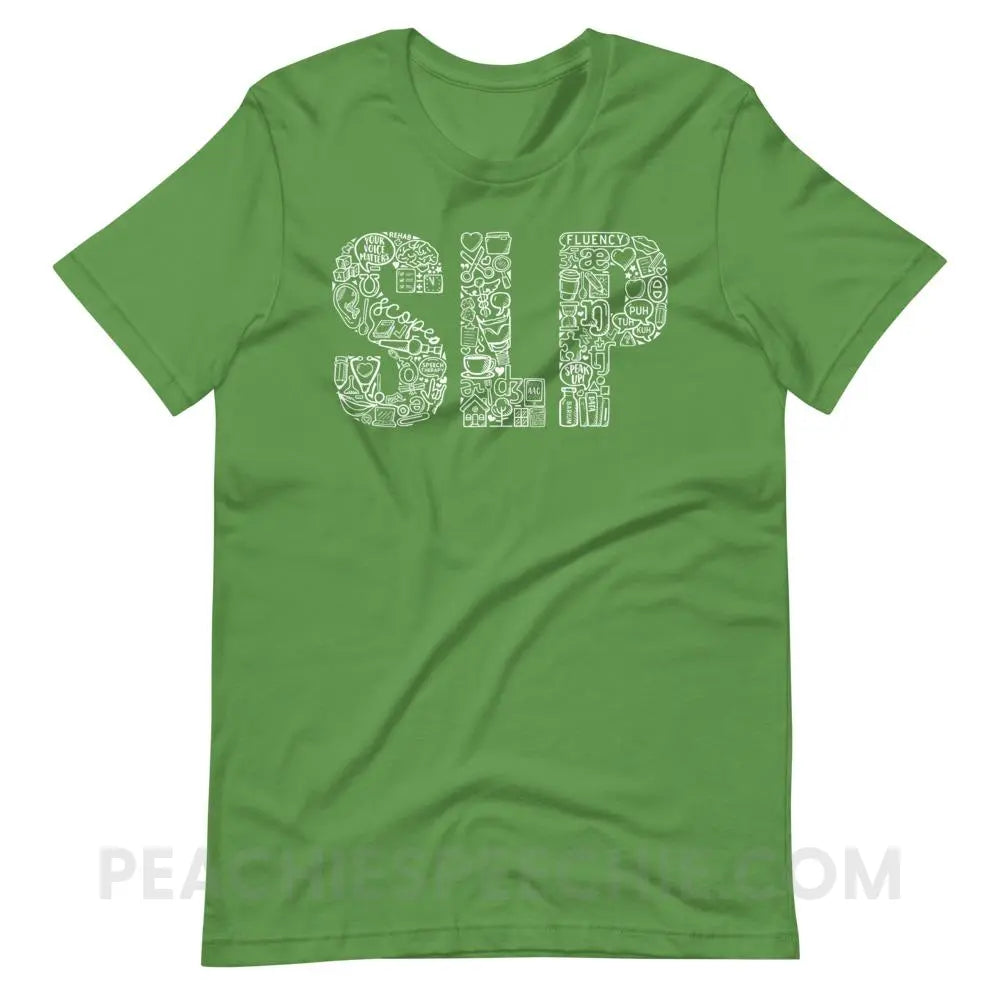 SLP Icons Premium Soft Tee - Leaf / S - T-Shirts & Tops peachiespeechie.com