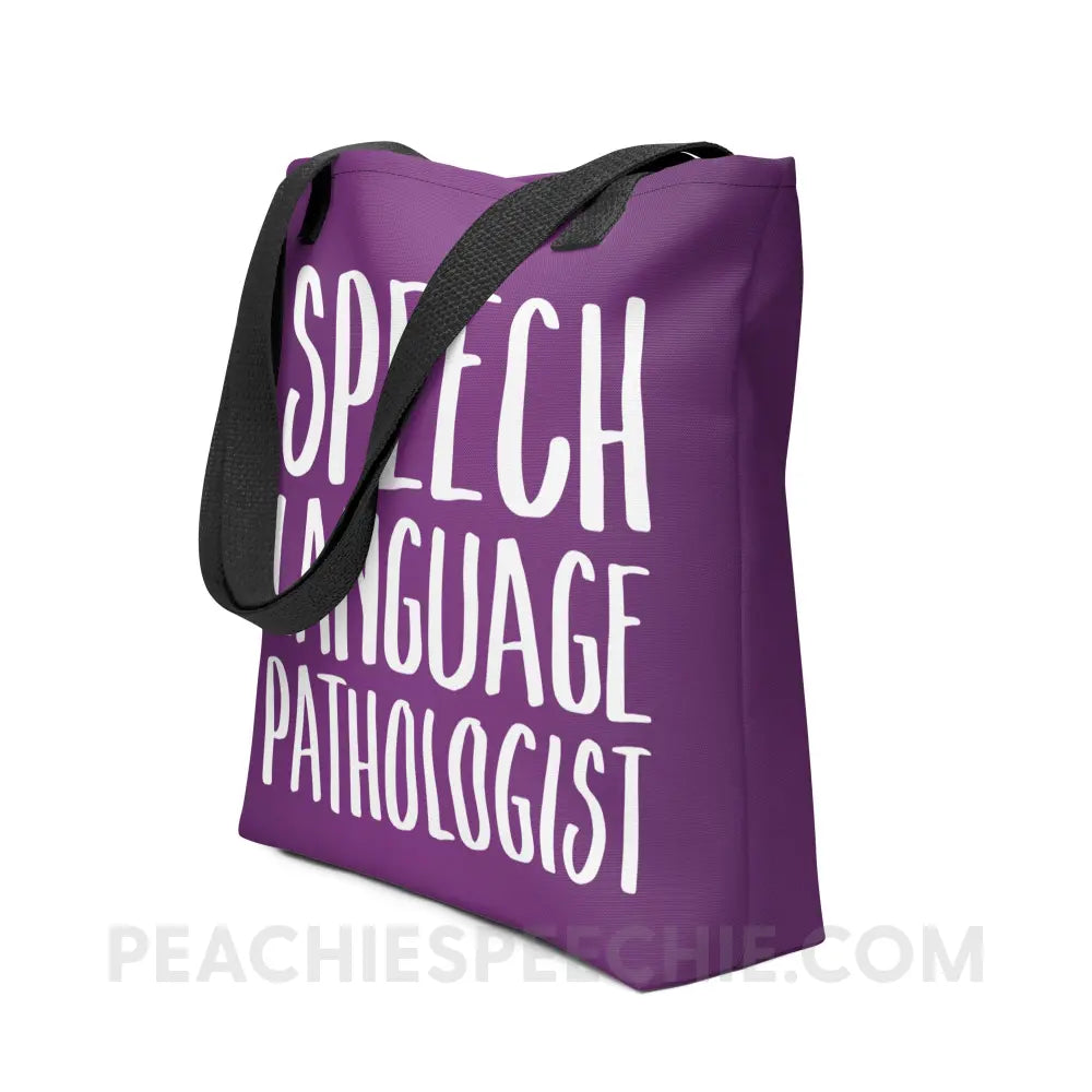SLP Job Title Tote Bag - Bags peachiespeechie.com