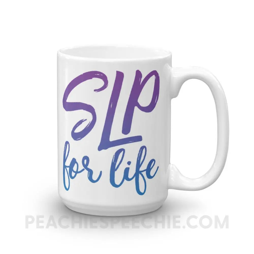 SLP For Life Coffee Mug - 15oz - Mugs peachiespeechie.com