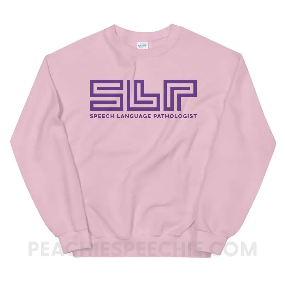 SLP Lines Classic Sweatshirt - Light Pink / S - Hoodies & Sweatshirts peachiespeechie.com