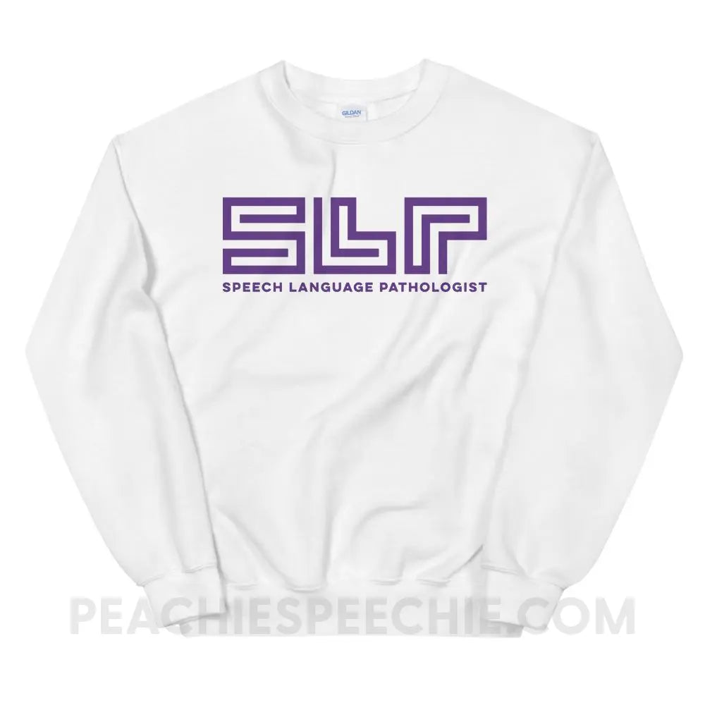 SLP Lines Classic Sweatshirt - White / S - Hoodies & Sweatshirts peachiespeechie.com