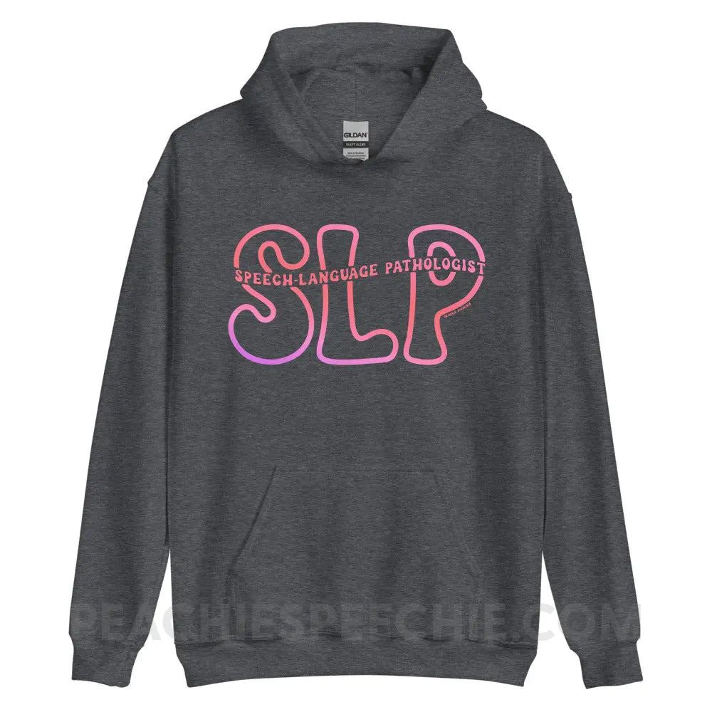 SLP Passthrough Classic Hoodie - Dark Heather / S - peachiespeechie.com