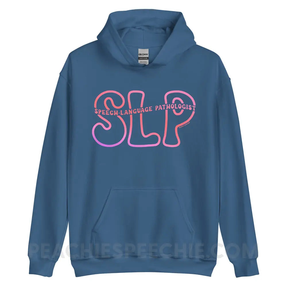 SLP Passthrough Classic Hoodie - Indigo Blue / S - peachiespeechie.com