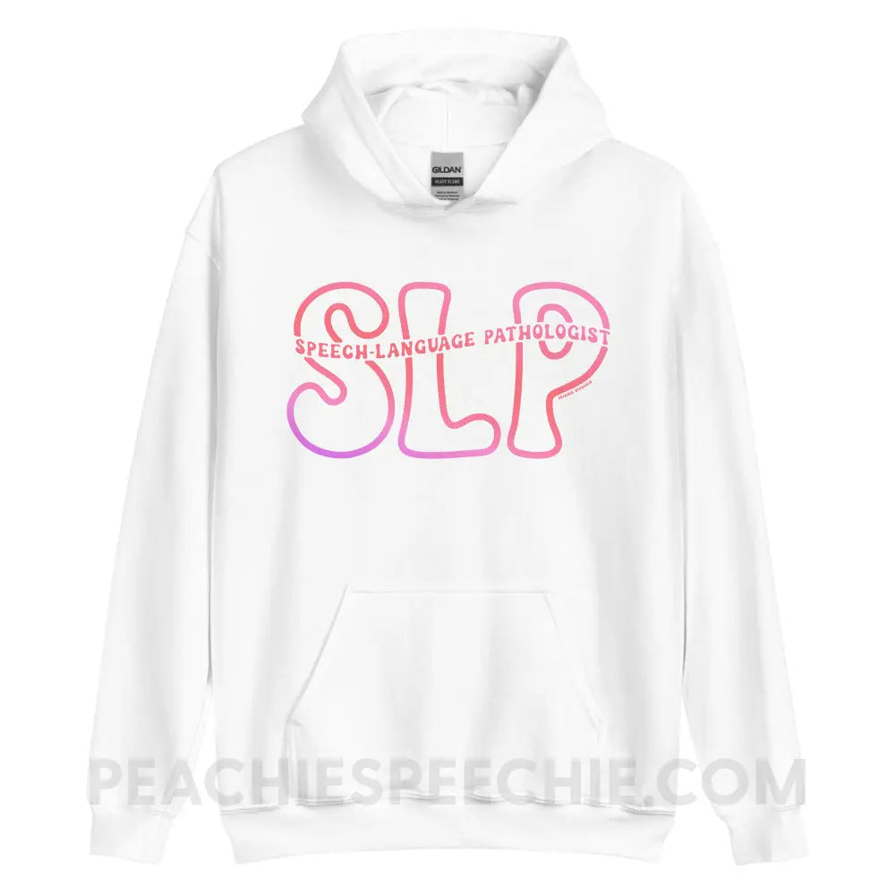 SLP Passthrough Classic Hoodie - White / M - peachiespeechie.com