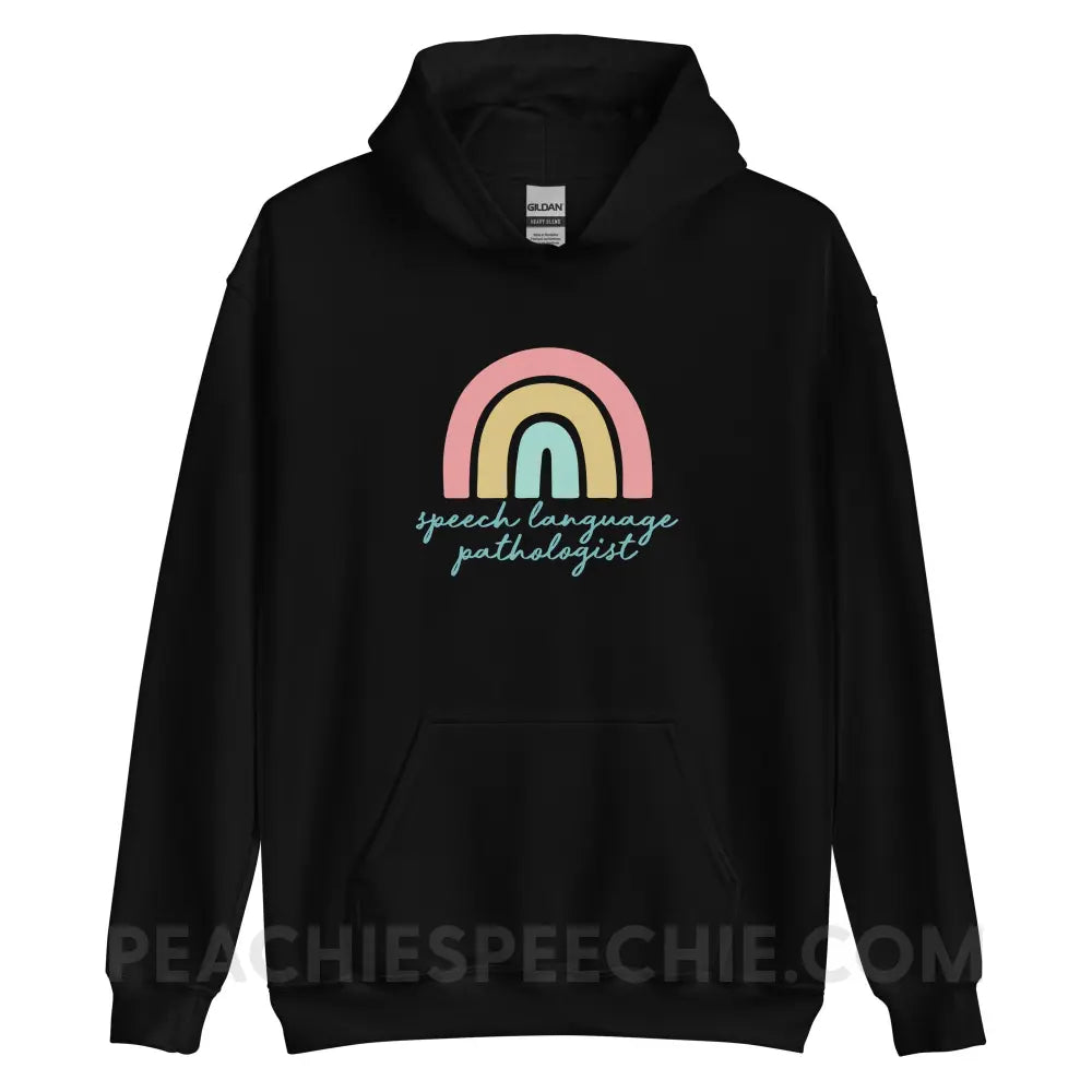 SLP Rainbow Classic Hoodie - Black / S - peachiespeechie.com