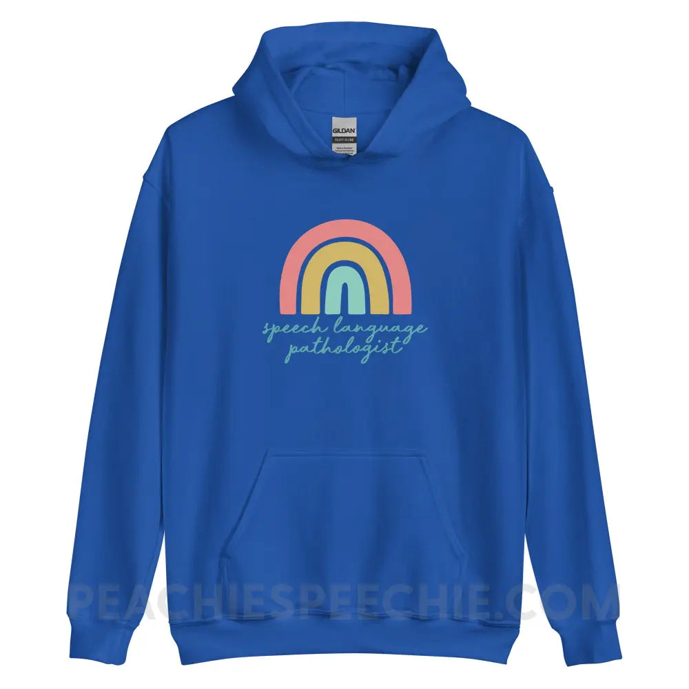 SLP Rainbow Classic Hoodie - Royal / S - peachiespeechie.com