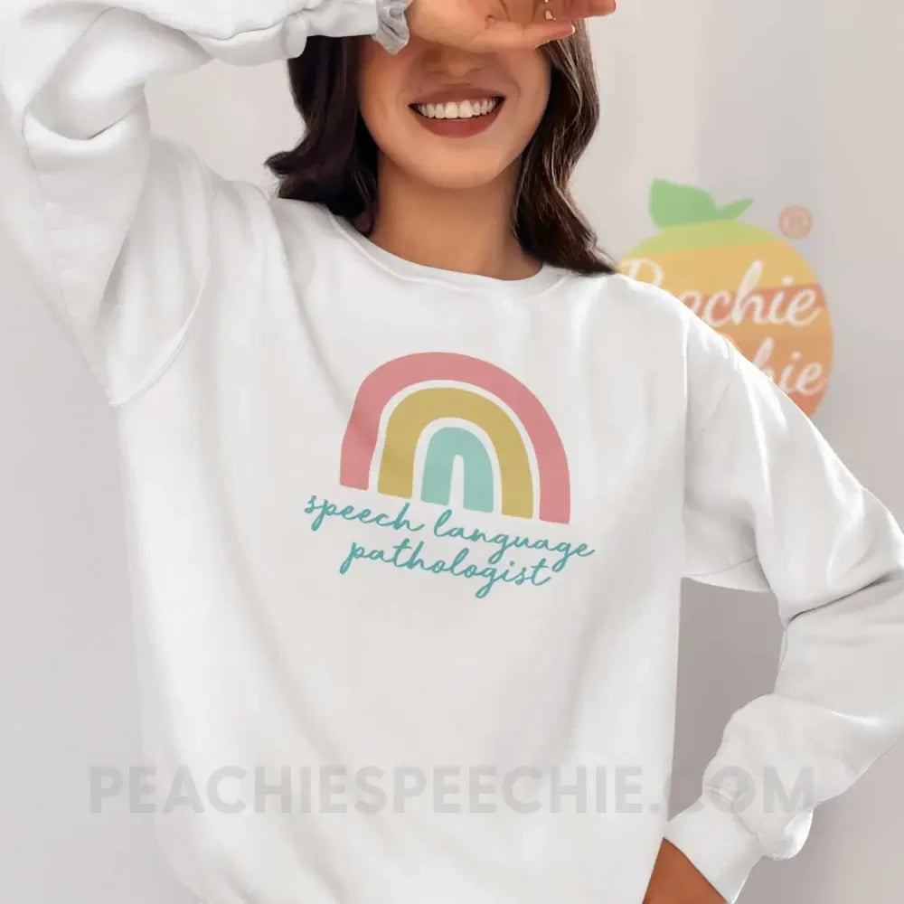 SLP Rainbow Classic Sweatshirt - Hoodies & Sweatshirts peachiespeechie.com