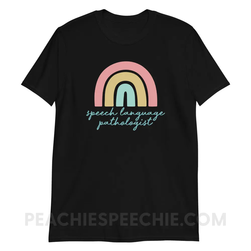 SLP Rainbow Classic Tee - Black / S - peachiespeechie.com